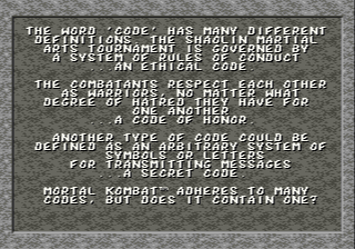 Mortal Kombat screenshot 4 for Sega Genesis